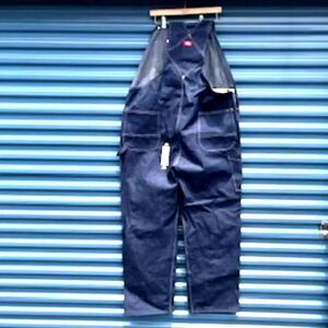 Bib Overall Jeans . Dickies . Size 44 x 32 ............ Stonewashed Indigo